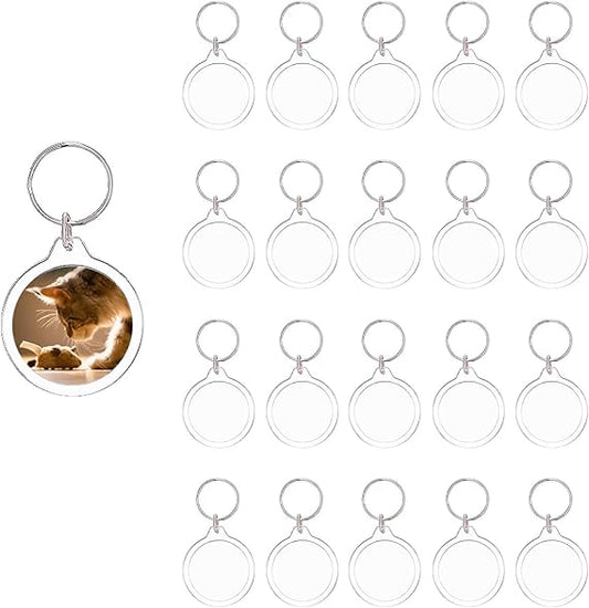 Personalised Photo Keychain Customised With Photo Key Chain (Multicolour 6.4 X 4.4 Cm) | Wood, Metal Circle