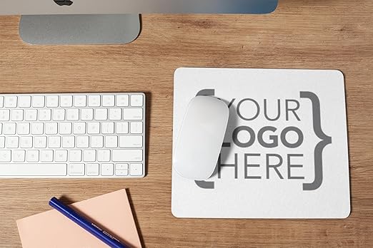 Active Customized/Personalized On Rubber Base Mat Finish Mouse Pad for PC/Laptop - (Your Own Logo, Text Or Photo)