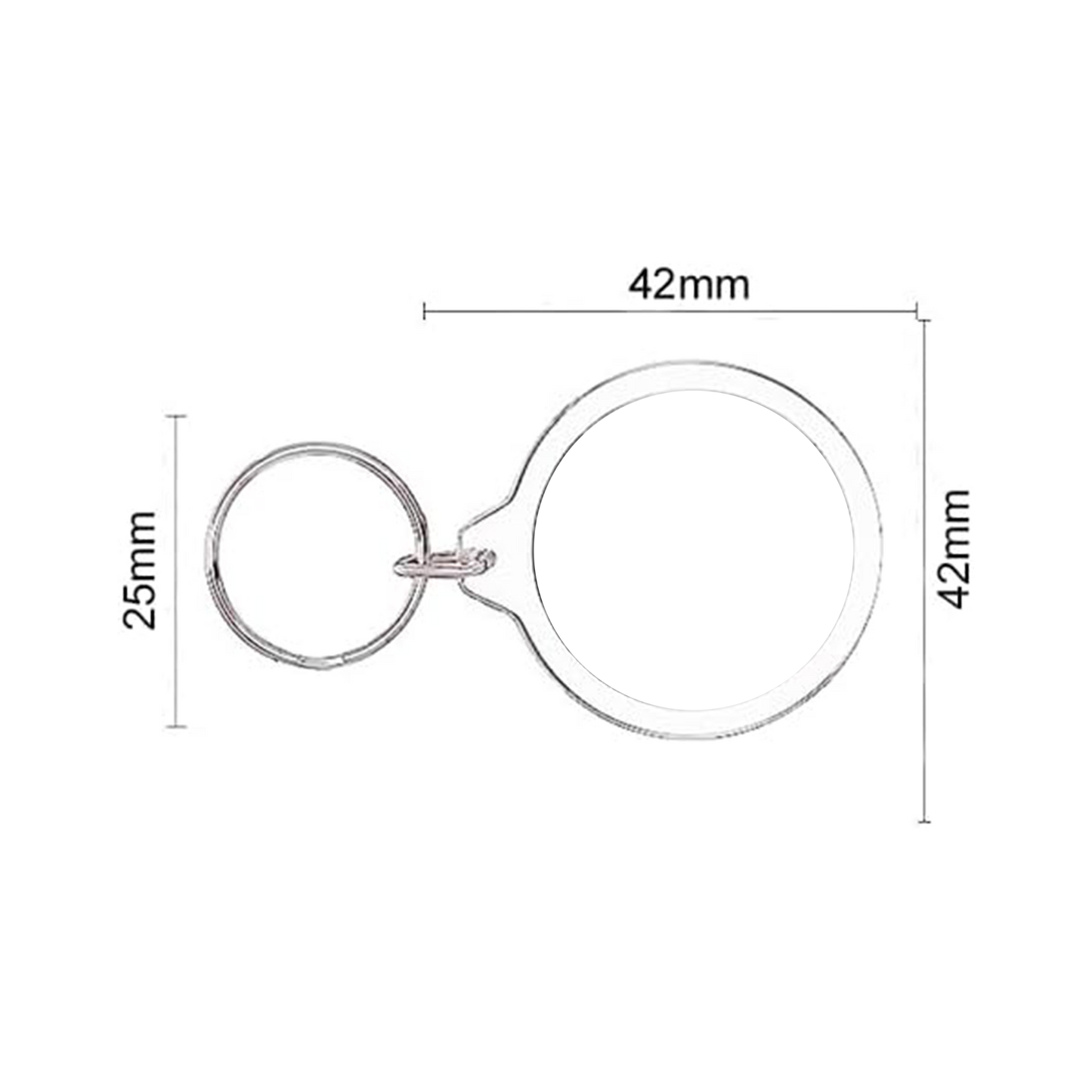 Personalised Photo Keychain Customised With Photo Key Chain (Multicolour 6.4 X 4.4 Cm) | Wood, Metal Circle