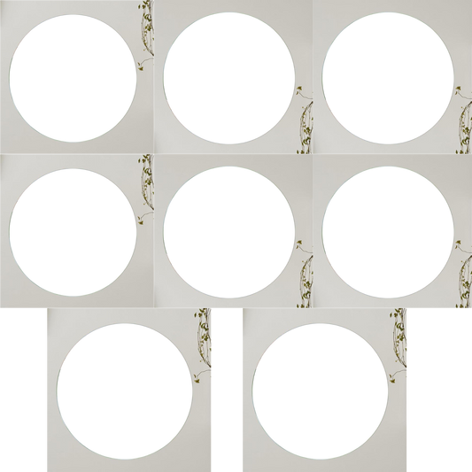 Acrylic Circle Photo Gallery Set Circle (8 Frame)
