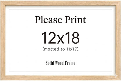 Wooden Photo Frames - Biscuit shade-brown touch Landscape