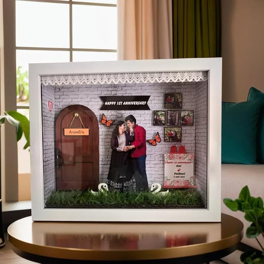 3-D Personalised Wooden Photoframe Active