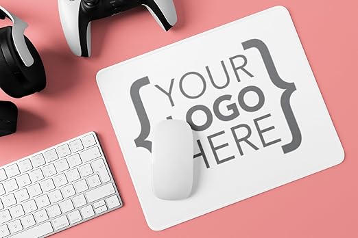 Active Customized/Personalized On Rubber Base Mat Finish Mouse Pad for PC/Laptop - (Your Own Logo, Text Or Photo)