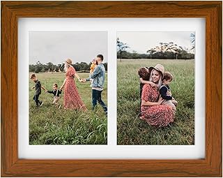 Wooden Photo Frames - Biscuit shade-brown touch Landscape