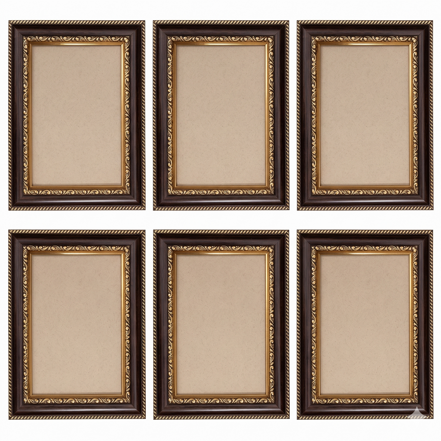 Wooden Photo Gallery set (6 Frame)