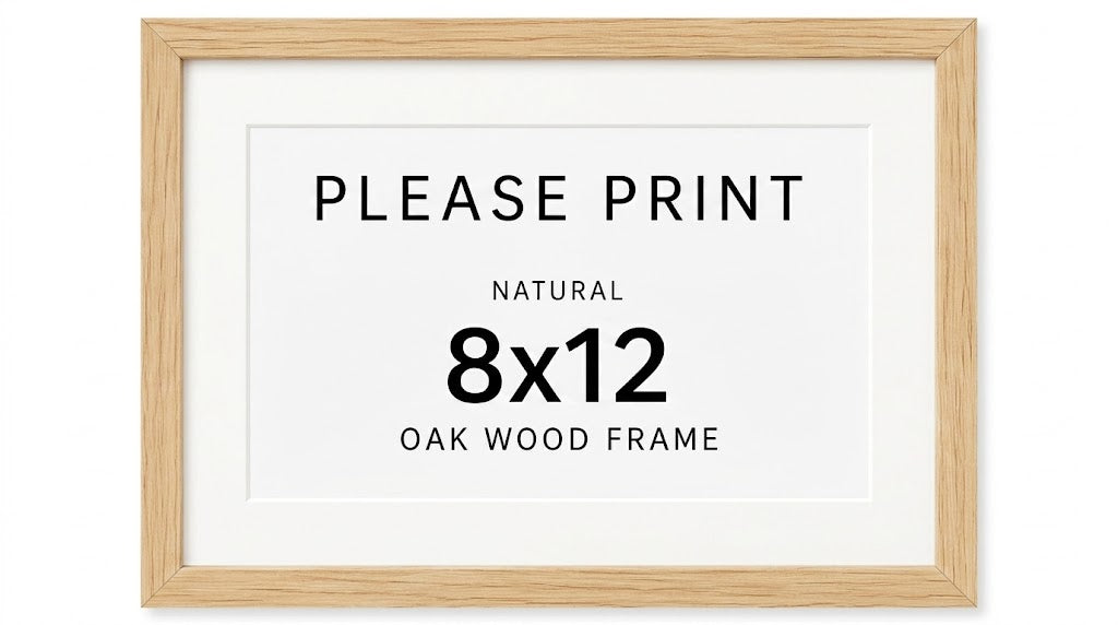Wooden Photo Frames - Biscuit shade-brown touch Landscape
