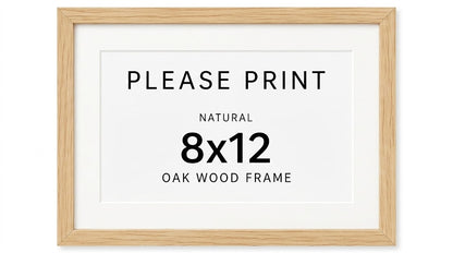 Wooden Photo Frames - Biscuit shade-brown touch Landscape