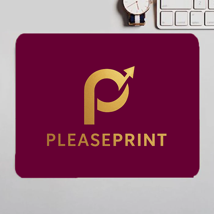 Active Customized/Personalized On Rubber Base Mat Finish Mouse Pad for PC/Laptop - (Your Own Logo, Text Or Photo)